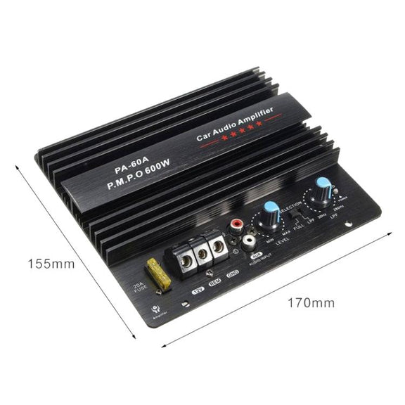 PA-60A 12V 600W Car Amplifier Board High Power Audio Subwoofer Module