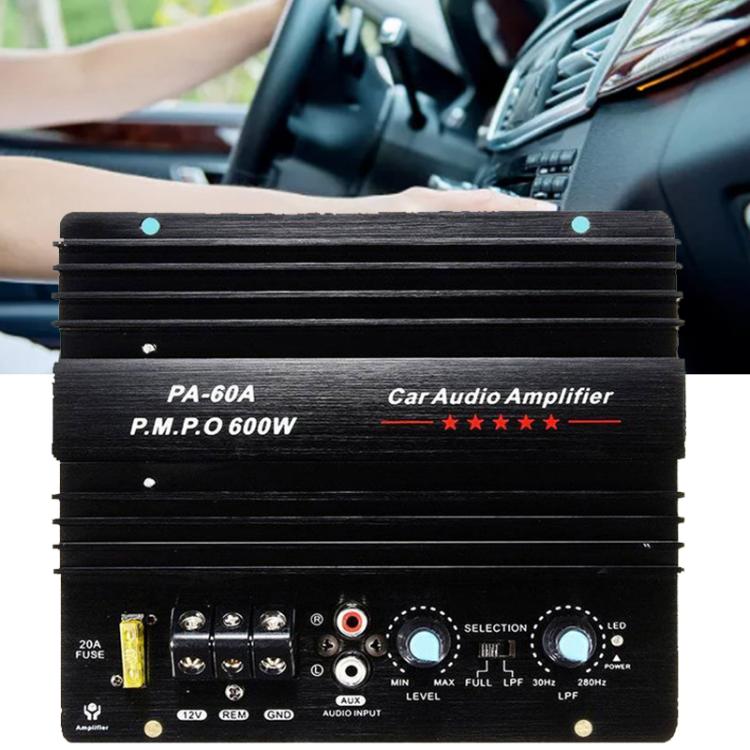 PA-60A 12V 600W Car Amplifier Board High Power Audio Subwoofer Module