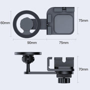 Magnetic Car Phone Holder Mount for Tesla Model 3/Y / AITO / NIO / Lixiang Auto(Black)