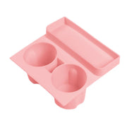 For Tesla 21-23 Model 3/Y Central Control Integrated Silicone Storage Cup Holder(Pink)