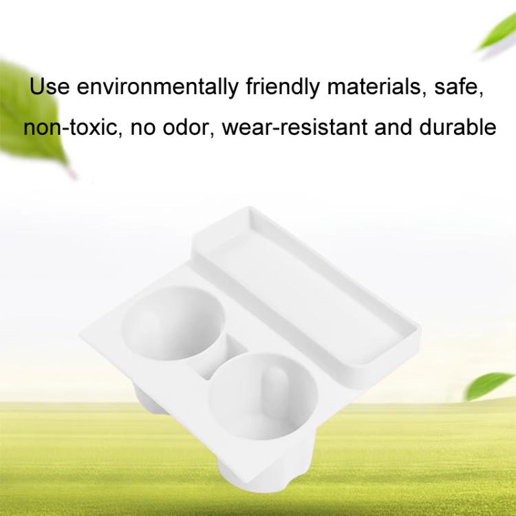 For Tesla 21-23 Model 3/Y Central Control Integrated Silicone Storage Cup Holder(Black)