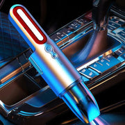 V8 Car Mini Portable Powerful Suction LED Flashing Warning Light Outdoor Lighting Vacuum Cleaner
