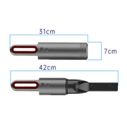 V8 Car Mini Portable Powerful Suction LED Flashing Warning Light Outdoor Lighting Vacuum Cleaner