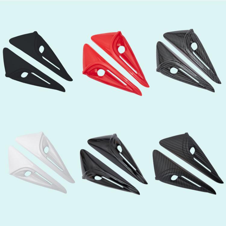 For Tesla 2024 Model 3 Fenders Side Labels Camera Cover Stickers, Color: Piano Paint Bright Black