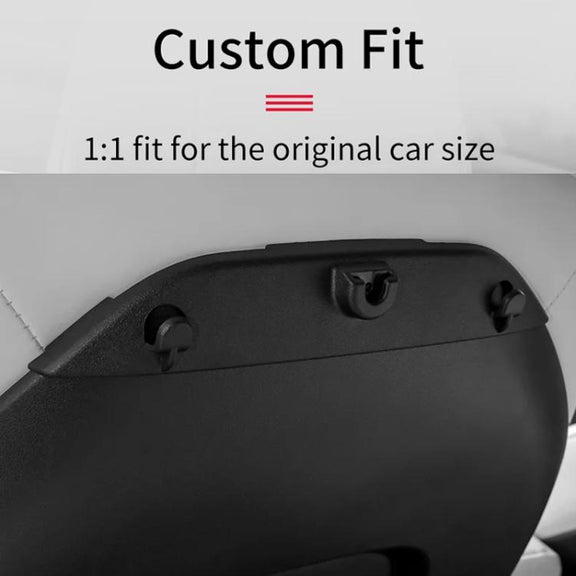 For Tesla 2024 Model 3/Y/S Car Seat Back Mobile Phone Holder(Black)