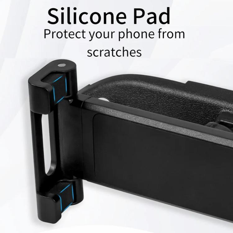 For Tesla 2024 Model 3/Y/S Car Seat Back Mobile Phone Holder(Black)