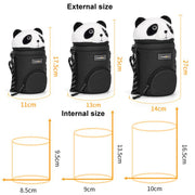 Cwatcun D162 Small Camera Lens Cylinder Cartoon Panda Camera Lens Protective Cover