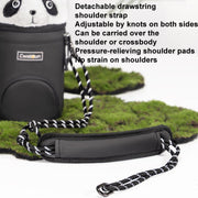 Cwatcun D162 Small Camera Lens Cylinder Cartoon Panda Camera Lens Protective Cover