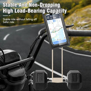 Bicycle Water-resistant Phone Bag Mount Stand 360 Degree Rotation Motorcycle Bike Cellphone Holder, Spec: Handlebar Model