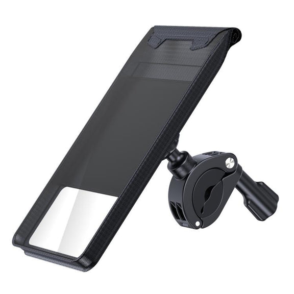 Bicycle Holder Water-resistant Pouch Bag Bike Motorcycle Handlebar Mirror Phone Stand Mount, Size: XL