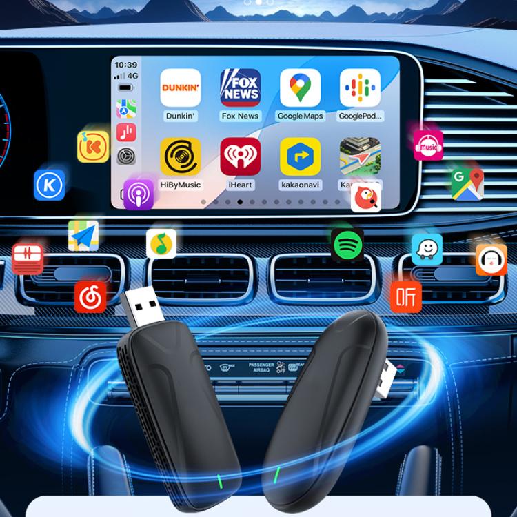 Original Carplay Wired To Wireless Box Adapter Car Connect Android Box, Model: MINI SE X1AIR Black