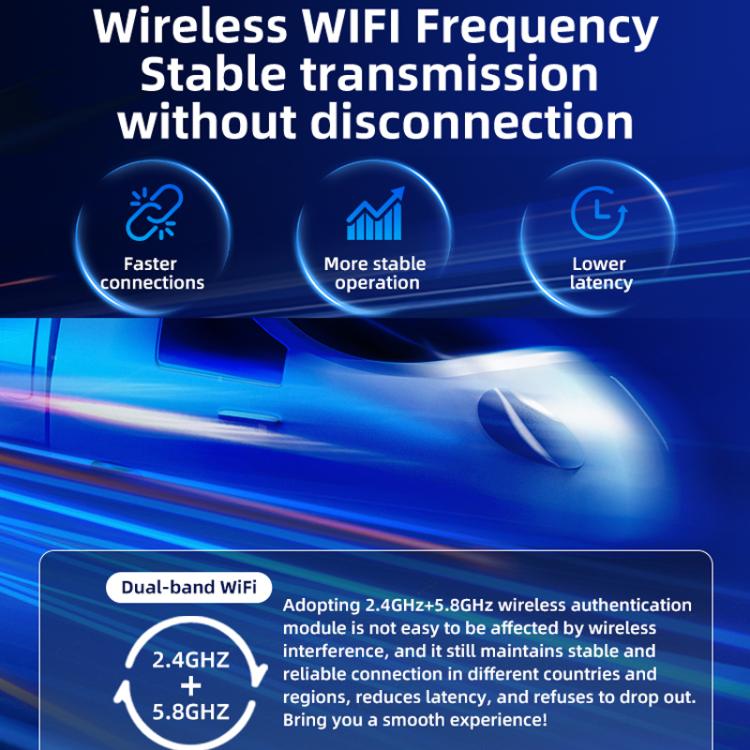 Original Carplay Wired To Wireless Box Adapter Car Connect Android Box, Model: MINI SE X1AIR Black