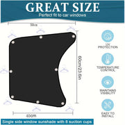 2pcs Car Sun Protection Heat Insulation Sunshade Front Side Curtains