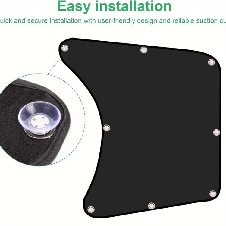 2pcs Car Sun Protection Heat Insulation Sunshade Front Side Curtains