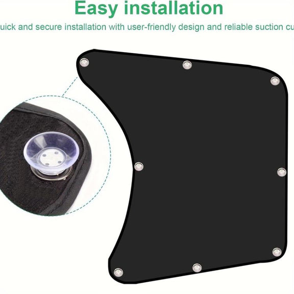 2pcs Car Sun Protection Heat Insulation Sunshade Front Side Curtains