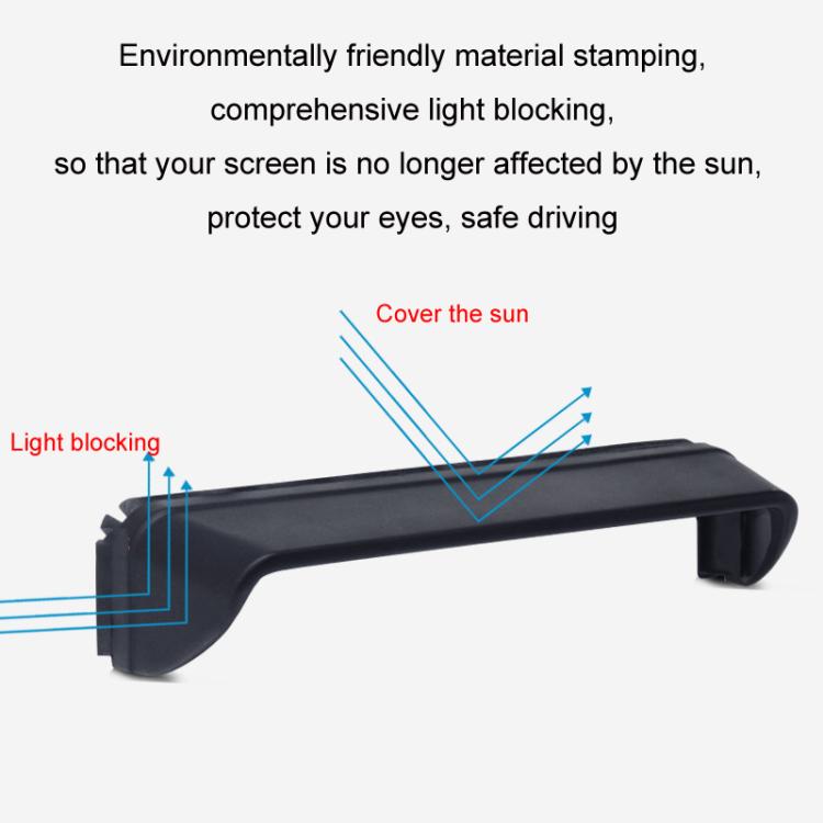 Car Navigation Display Universal Sun Visor, Size: Carbon Pattern S