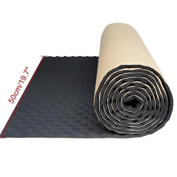 200x50x2cm Car Rubber Plastic Self-adhesive Wave Crest Shockproof Sound-absorbing Cotton