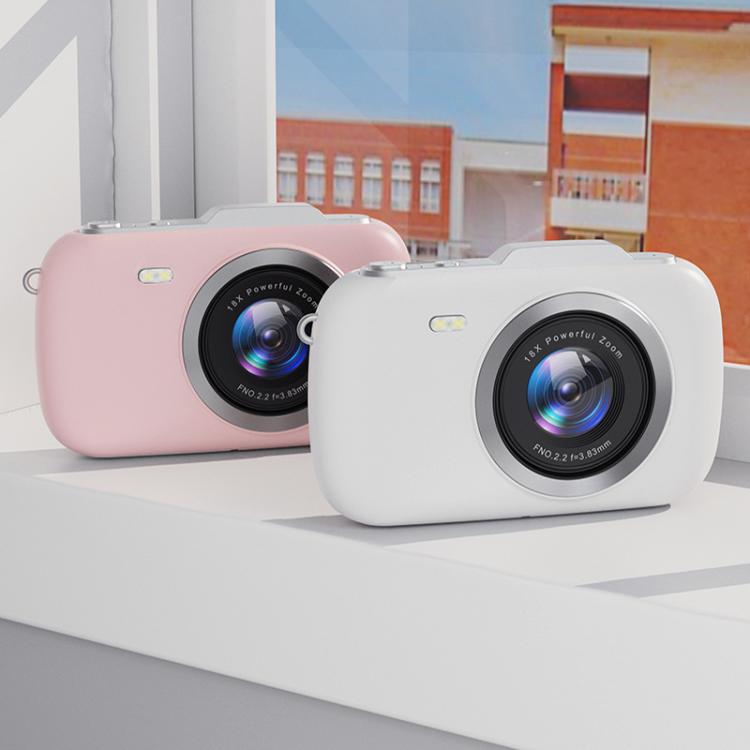 G7-A 2.8-inch 18X Digital Zoom 4K HD Beauty Digital Camera(White)