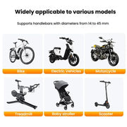 Bicycle Motorcycle Snap-On Mobile Phone Holder With Magnetic Ring(QL-10 Black)