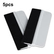5pcs With Felt Car Film Tool Anti-scratch Small Scraper(White) - Sticker Tools by PMc TechLife | Online Shopping South Africa | PMc TechLife | Buy Now Pay Later Mobicred
