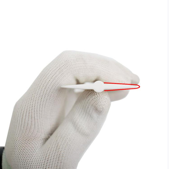 5pcs With Felt Car Film Tool Anti-scratch Small Scraper(White)