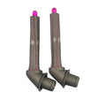 1pair 30mm For Dyson Hair Dryer 360 Degree Rotating Elbow Adapter And Hair Curling Barrel Set - For Dyson Accessories by PMC TechLife | Online Shopping South Africa | PMC TechLife | Buy Now Pay Later Mobicred