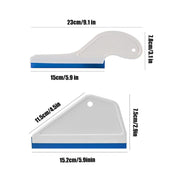 Arc Shape Car Film Tool Scraper Glass Cleaning Wiper
