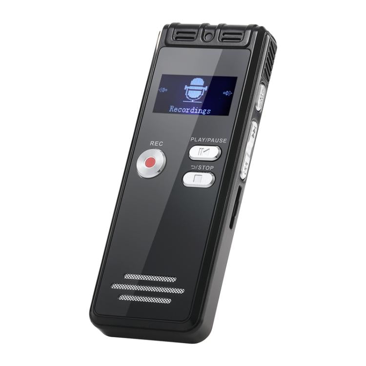 SK6 0.8-inch LED Screen Interview Recorder USB Rechargeable MP3 Player Without Memory
