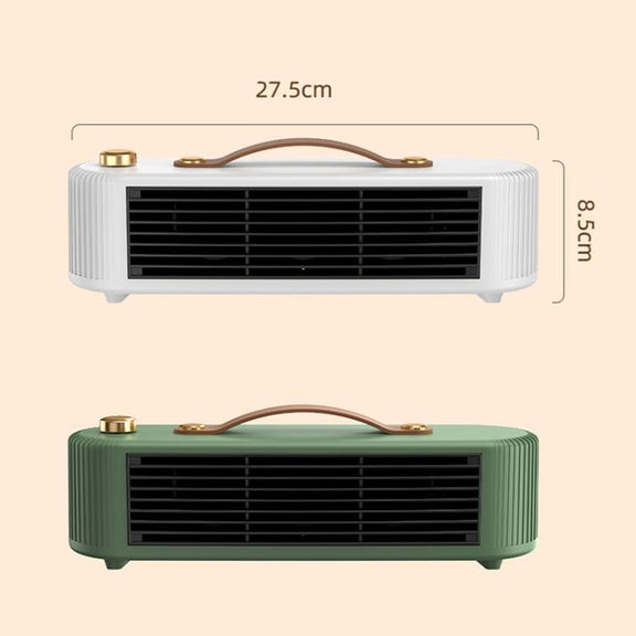 FS007 800W Home Desktop Heater Large Area PTC Heating Device, Spec: UK Plug(White)