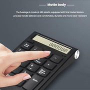 2.4G Dual-Mode Display Digital Keypad Cashier Office Computer Rechargeable Wireless Keyboard