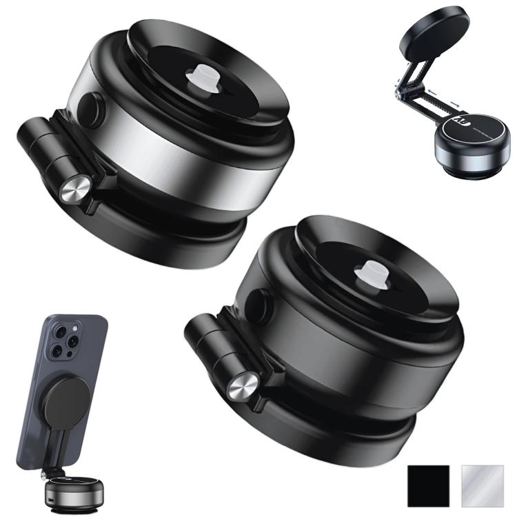 Car Navigation Eectric Vacuum Magnetic Suction Cup Multifunctional Bracket(Black)