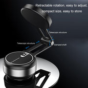 Car Navigation Eectric Vacuum Magnetic Suction Cup Multifunctional Bracket(Black)