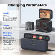 For Insta360 Ace Pro 2 Battery aMagisn Fast Charging Box Charger Storage Compartment