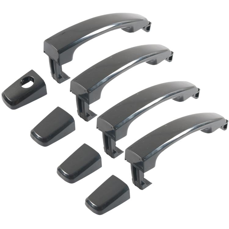 Car Door Outer Handle Accessories For Chevrolet Aveo, Model: Black 4pcs /Set