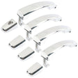 Car Door Outer Handle Accessories For Chevrolet Aveo, Model: Electroplating 4pcs /Set - Door Handles by PMc TechLife | Online Shopping South Africa | PMc TechLife | Buy Now Pay Later Mobicred