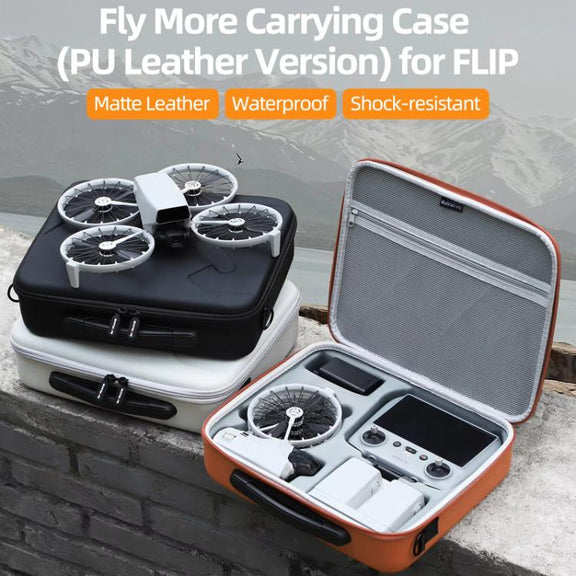 For DJI Flip Sunnylife FP-B958 Storage Bag Vlog Aerial Camera Protective Case Accessory(Orange)