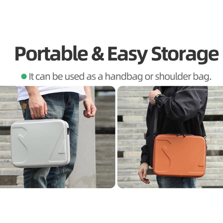 For DJI Flip Sunnylife FP-B958 Storage Bag Vlog Aerial Camera Protective Case Accessory(Orange)