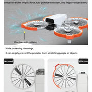 For DJI Flip Drone With Tripod Bumper Ring(Orange)