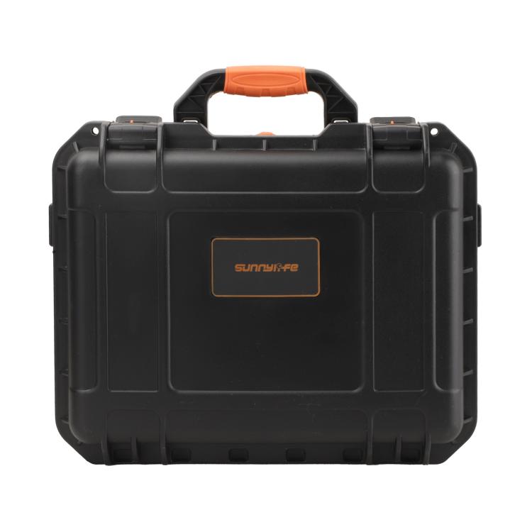 For DJI Flip Sunnylife AQX-19 Water-resistant Storage Protective Suitcase Aerial Camera Smooth Flying Kit Bag(Black)