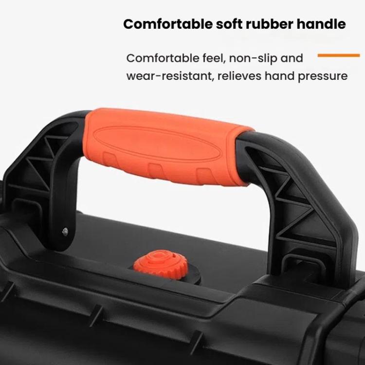 For DJI Flip Sunnylife AQX-19 Water-resistant Storage Protective Suitcase Aerial Camera Smooth Flying Kit Bag(Black)