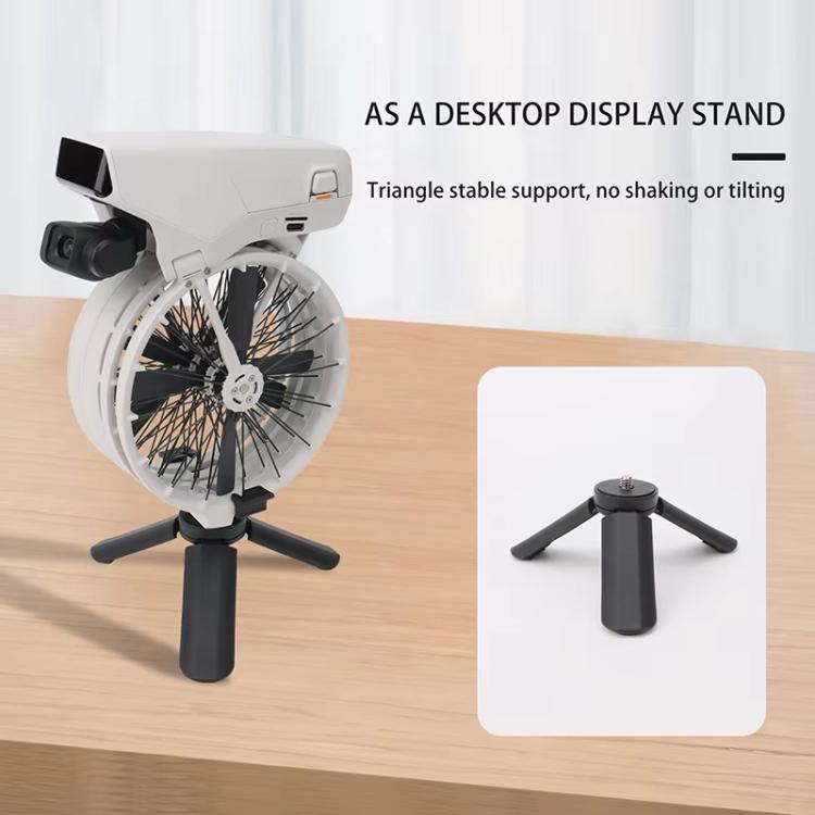 For DJI Flip CQT Drone Adapter Expansion Bracket 1/4 Connector to Tripod Fixed Shooting Accessories, Spec: Stand+Metal Tripod