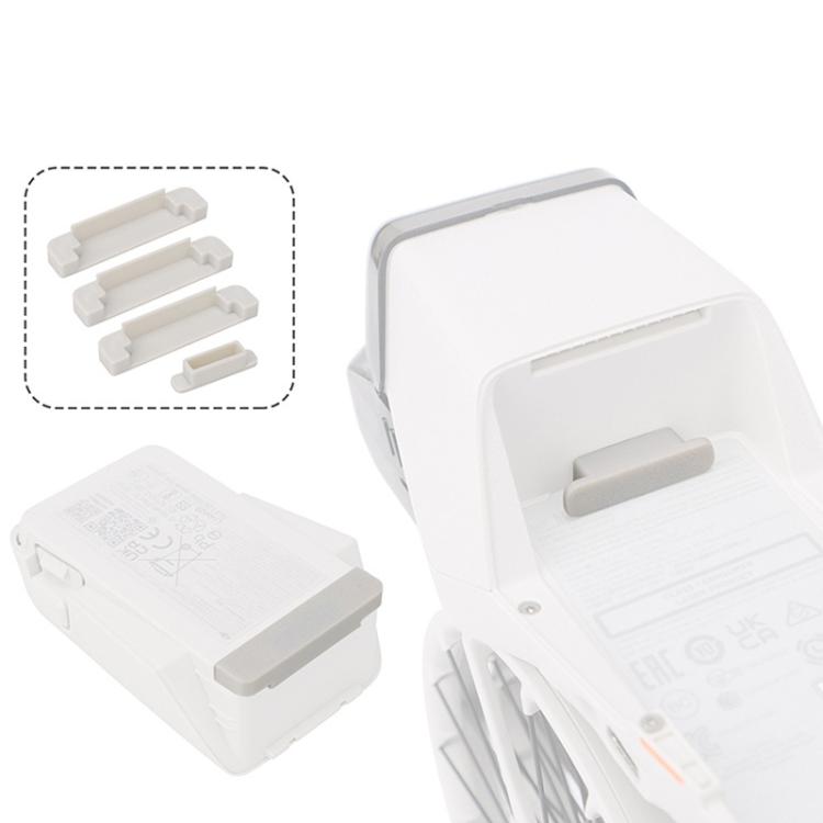 For DJI Flip CQT 4 In 1 Battery Charging Port Dust Plug Moisture Resistant Short Circuit Oxidation Protective Cover Accessories