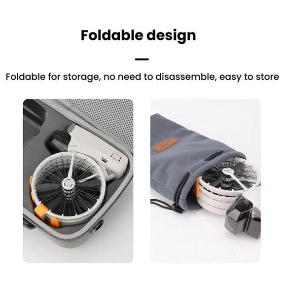 For DJI Flip CQT 4 In 1 Drone Folding Booster Stand Scratch and Wear Resistant Landing Protective Bracket(Gray)