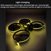 For DJI Flip CQT Drone Light Up Stickers Cool Fuselage Luminous Stickers(Orange)