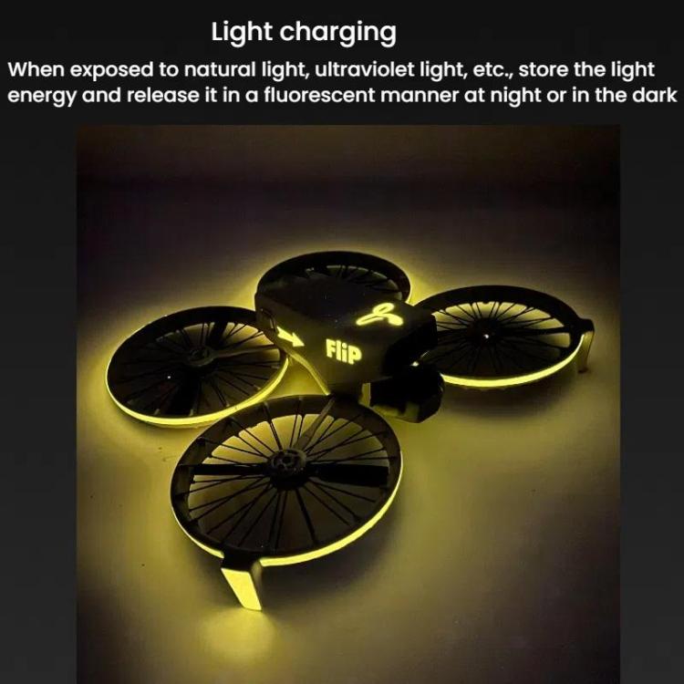 For DJI Flip CQT Drone Light Up Stickers Cool Fuselage Luminous Stickers(Red Blue)