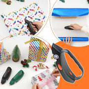 NBJ1 Roll Wrapping Paper Cutter with Handle Paper Cutter(Black)