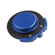 Car All-Aluminum Brake Disc Ashtray, Size: Rotating(Blue Black Edge)