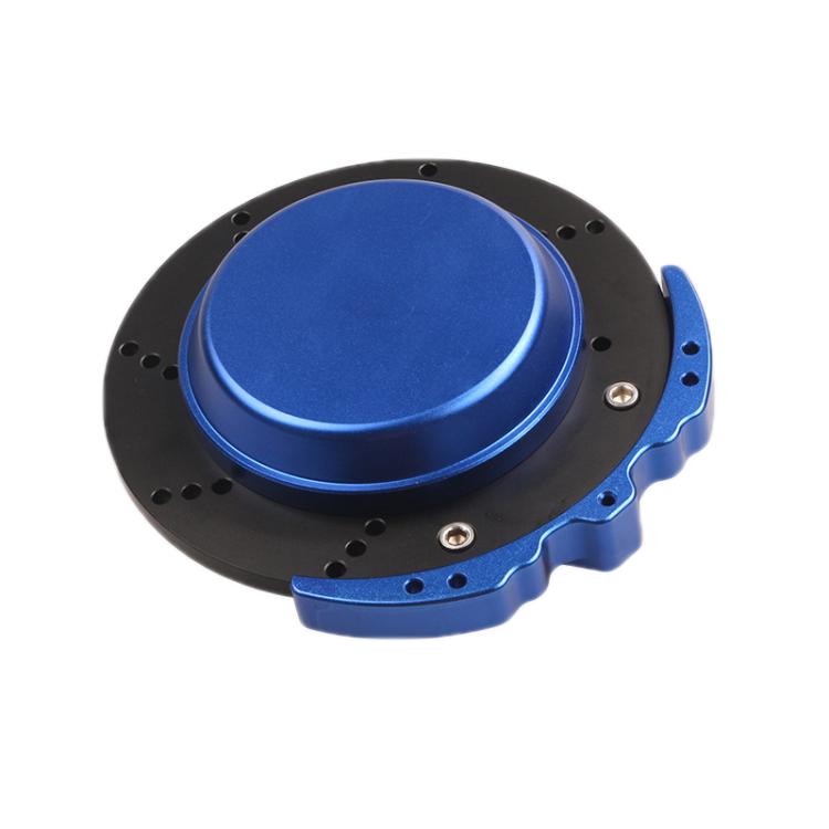 Car All-Aluminum Brake Disc Ashtray, Size: Non-rotating(Blue Black Edge)