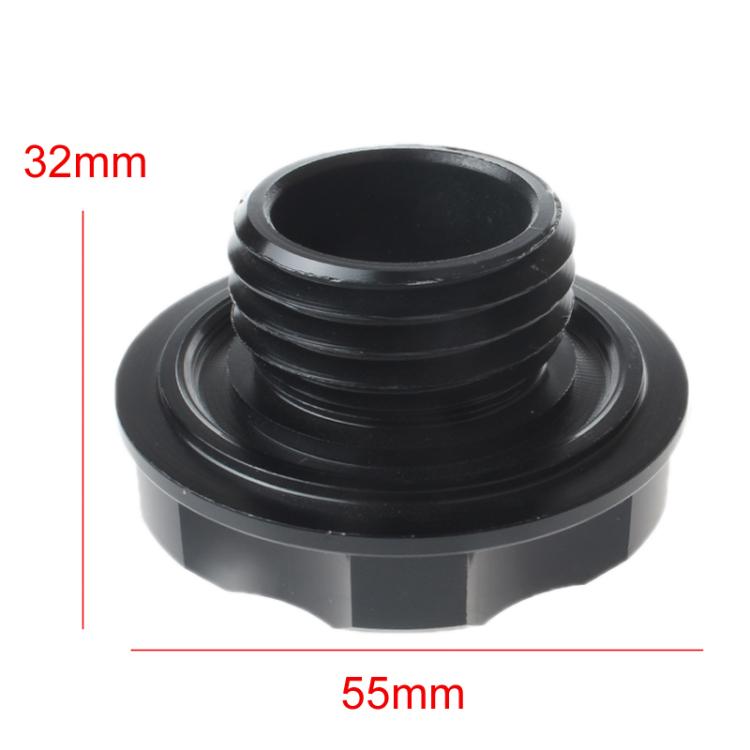 Car Modified Aluminum Alloy Oil Cap For Honda Fit/Civic(Black)