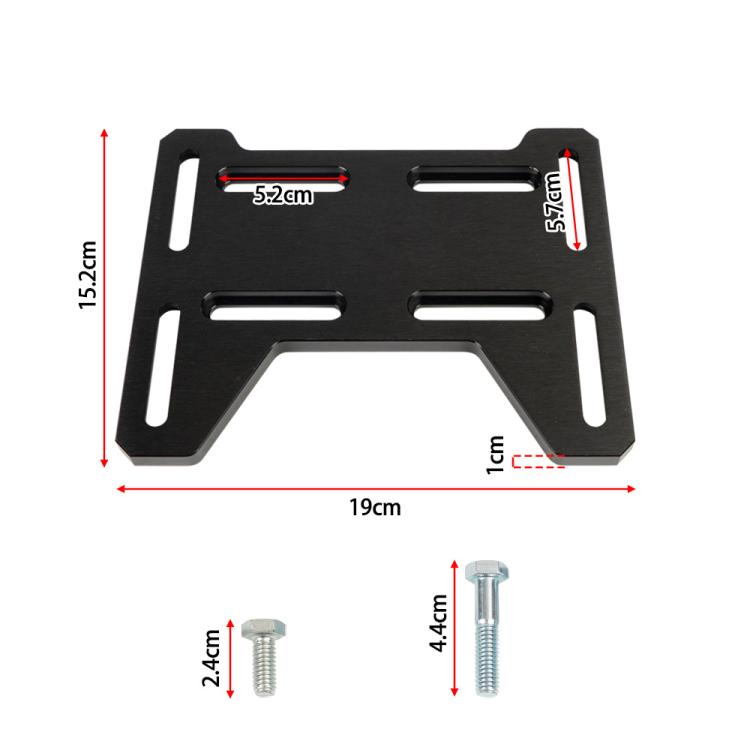 Motor Engine Mount Adapter DB30 Aluminum Bracket for Predator 212cc(Silver)